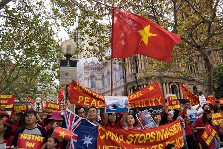 Vietnamese community in Russia protest China’s violation - ảnh 1